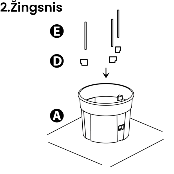 Vazono pomidorams paruošimo žingsnis 2