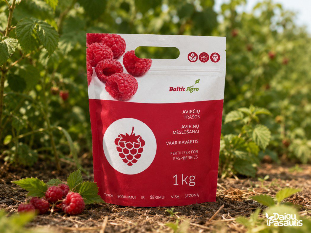 Granuliuotos trąšos avietėms, 1 kg